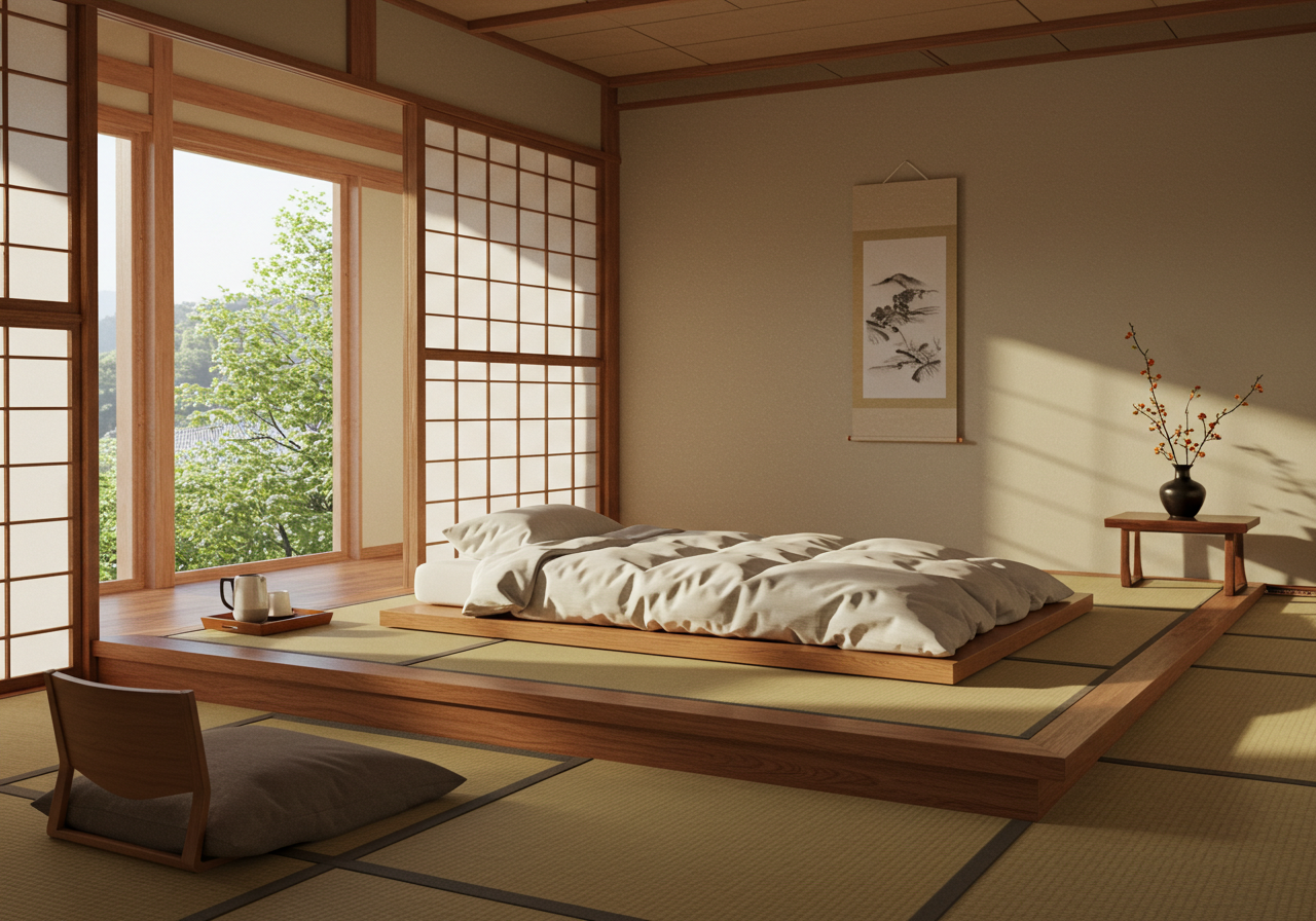 Japanese Bedroom Style